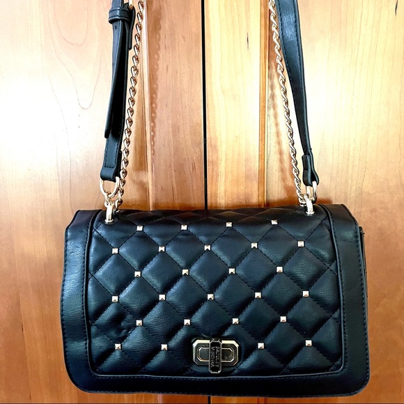 NWOT Badgley Mischka Studded & Quilted Shoulder & Crossbody Bag - Picture 4 of 6